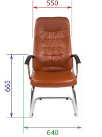 Кресло для посетителя РК 200 V хром