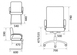 Кресло для руководителя Orion PSN