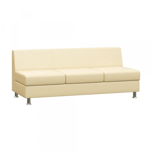 Диван без подлокотников трехместный