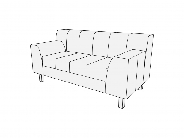 Диван двухместный