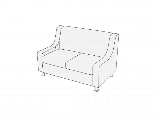 Диван двухместный