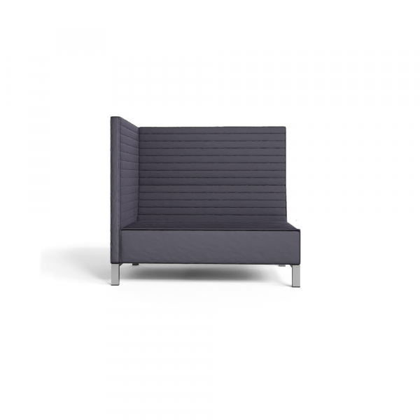 Двухместный полузакрытый диван Руссо левая