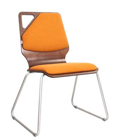 Кресла для посетителя Molly Wood silver 1.031