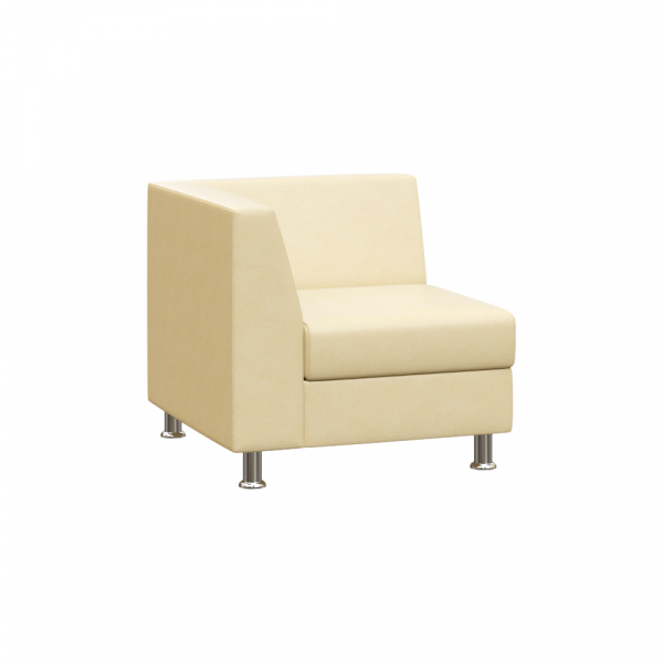 Секция с подлокотником одноместная правая