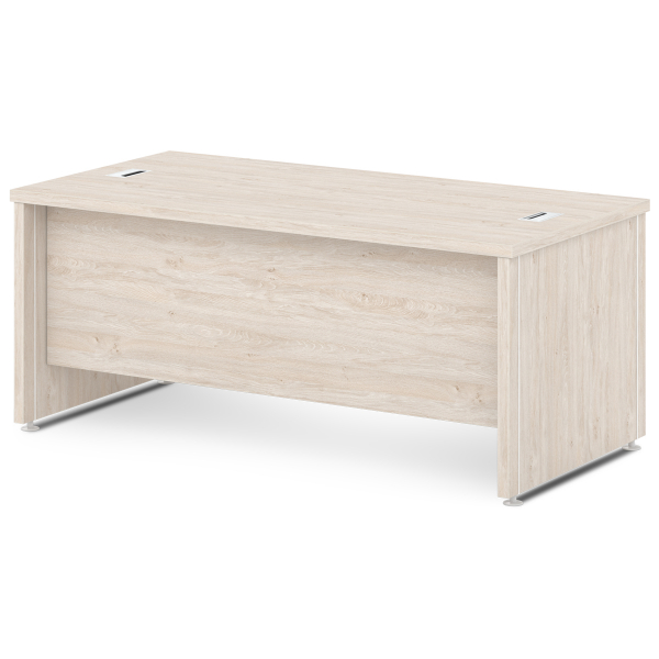 Стол руководителя с двумя заглушками кабель-канала