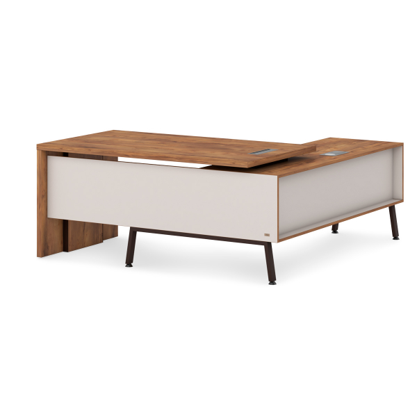 Стол руководителя с опорной тумбой