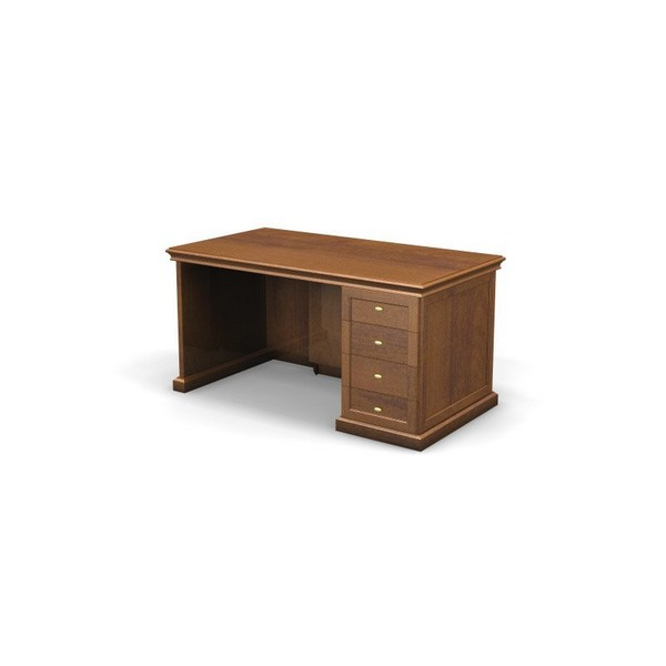 Стол руководителя с тумбой, правый