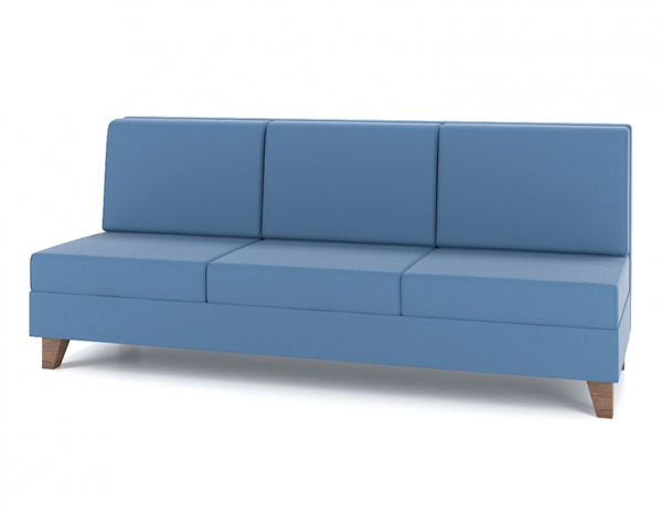 Трехместный диван без подлокотников