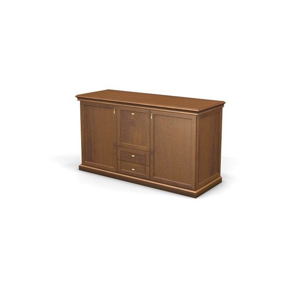 Тумба с отсеком для бара и холодильника