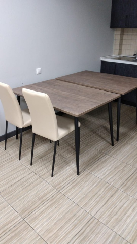 Кухня и столы для компании "Строймонтаж". Фото 1